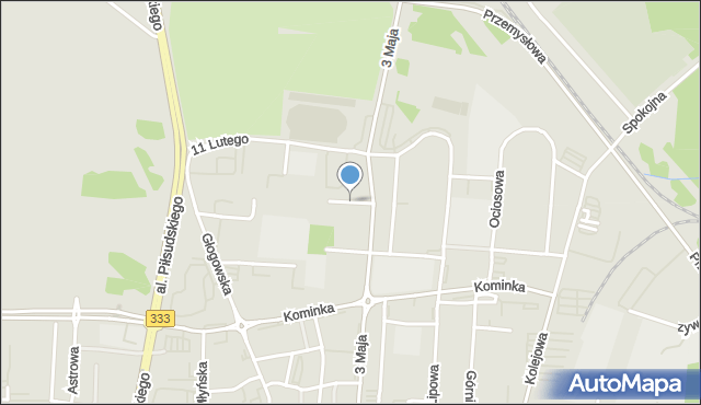 Polkowice, Spółdzielcza, mapa Polkowice