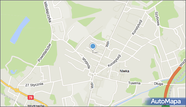 Sosnowiec, Spytkowskiego Jana, mapa Sosnowca