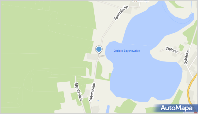 Spychowo, Spychówko, mapa Spychowo