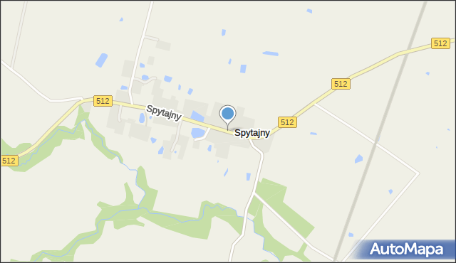 Spytajny, Spytajny, mapa Spytajny