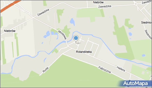 Tomaszów Mazowiecki, Spacerowa, mapa Tomaszów Mazowiecki