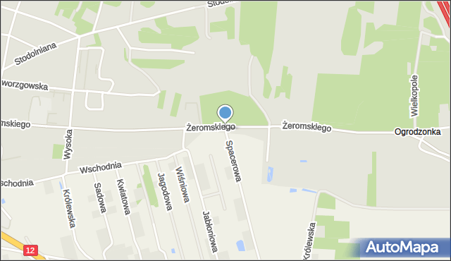 Tuszyn powiat łódzki wschodni, Spacerowa, mapa Tuszyn powiat łódzki wschodni