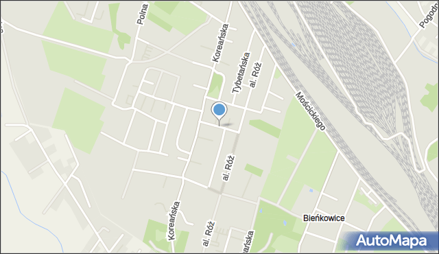 Wrocław, Społeczna, mapa Wrocławia