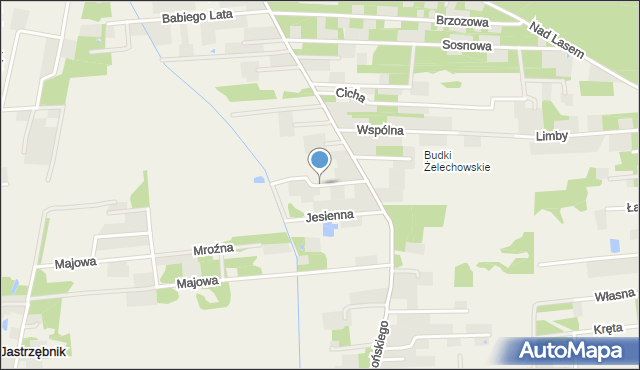 Żelechów gmina Żabia Wola, Spełnionych Marzeń, mapa Żelechów gmina Żabia Wola