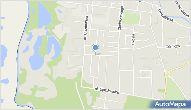 Zgorzelec, Spokojna, mapa Zgorzelec