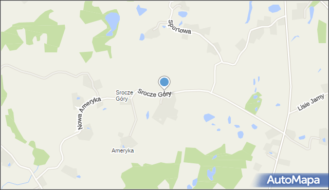 Leszczynki, Srocze Góry, mapa Leszczynki