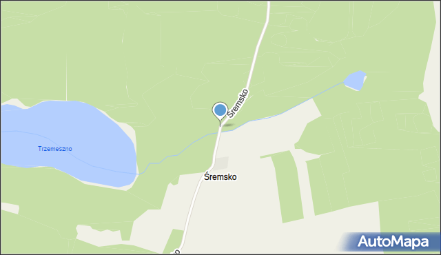 Śremsko, Śremsko, mapa Śremsko