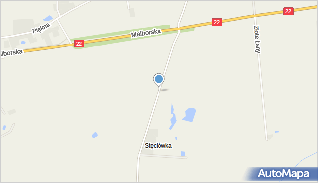 Bałdowo gmina Tczew, Stenclówka, mapa Bałdowo gmina Tczew
