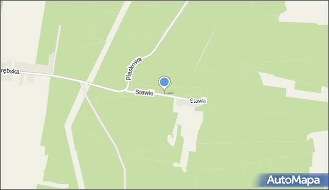 Biskupice gmina Olsztyn, Stawki, mapa Biskupice gmina Olsztyn