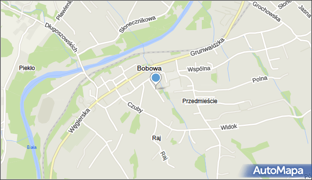 Bobowa powiat gorlicki, Stawowa, mapa Bobowa powiat gorlicki