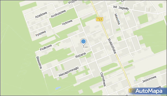 Bukowiec gmina Brójce, Storczykowa, mapa Bukowiec gmina Brójce