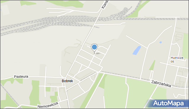 Bytom, Stalmacha Pawła, mapa Bytomia