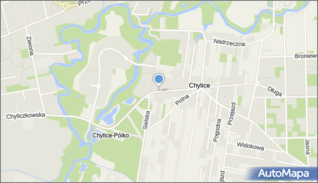 Chylice gmina Piaseczno, Starochylicka, mapa Chylice gmina Piaseczno