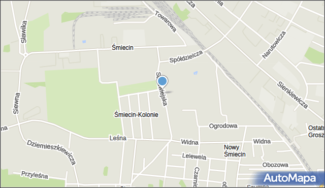 Ciechanów, Starowiejska, mapa Ciechanów