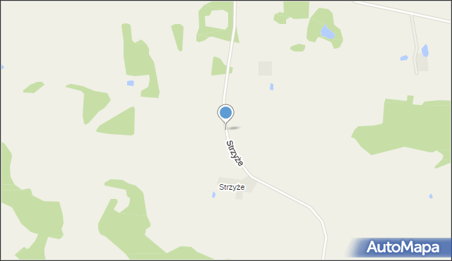Czerniki gmina Kętrzyn, Strzyże, mapa Czerniki gmina Kętrzyn