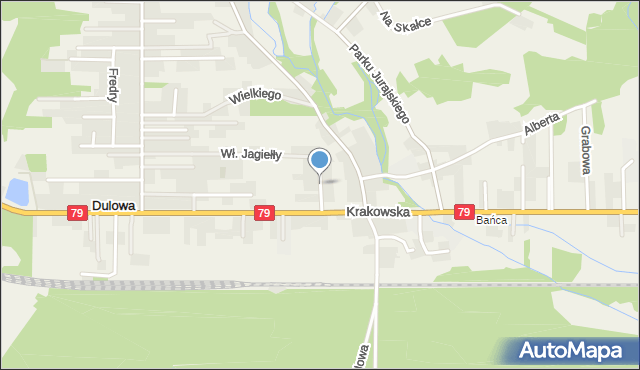 Dulowa, Stefana Batorego, mapa Dulowa