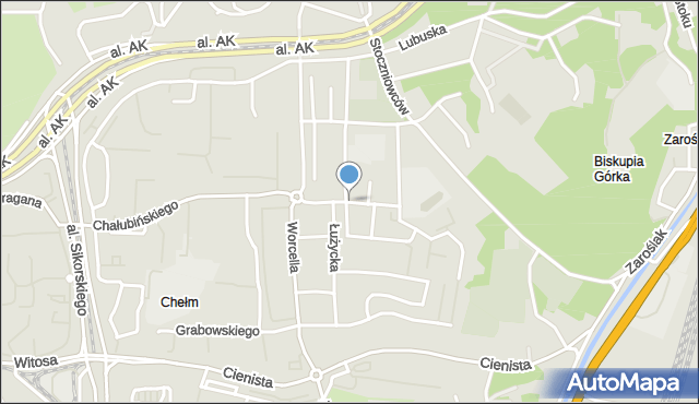 Gdańsk, Styp-Rekowskiego Jana, mapa Gdańska