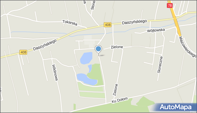 Gliwice, Stara Cegielnia, mapa Gliwic