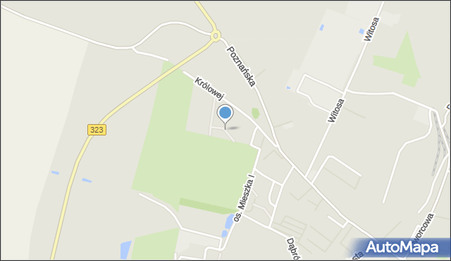 Góra, Stefana Batorego, mapa Góra