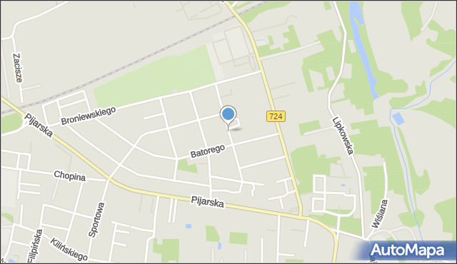 Góra Kalwaria, Staszica Stanisława, mapa Góra Kalwaria
