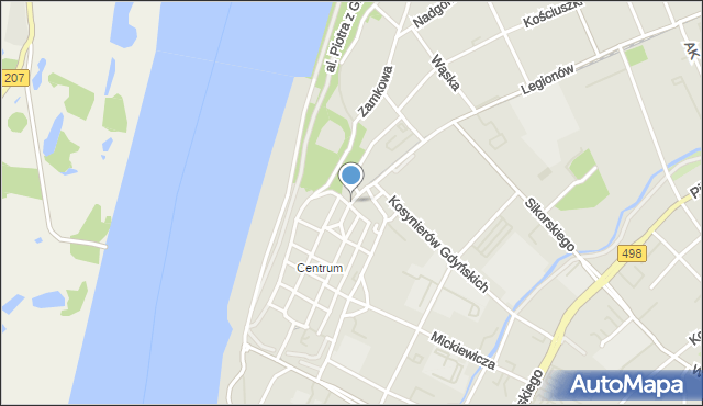 Grudziądz, Stara, mapa Grudziądza