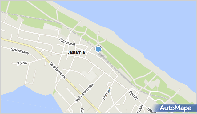 Jastarnia, Stefańskiego Pawła, ks., mapa Jastarnia