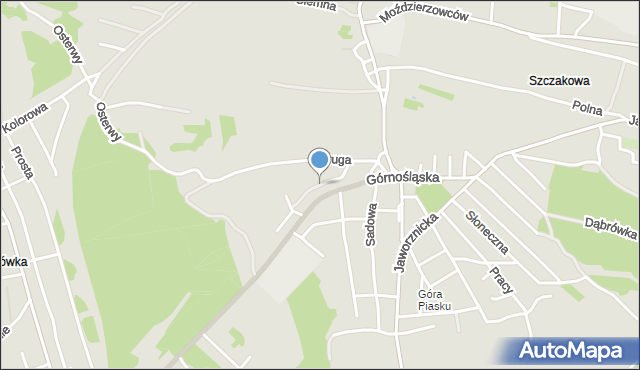 Jaworzno, Stara, mapa Jaworzno