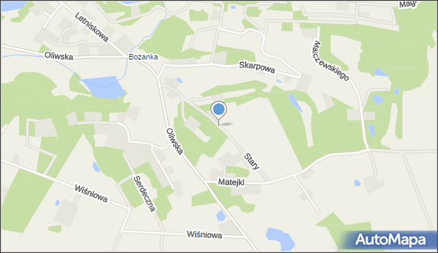 Kielno gmina Szemud, Stary Trakt, mapa Kielno gmina Szemud