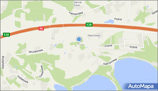 Kielno gmina Szemud, Storczykowa, mapa Kielno gmina Szemud