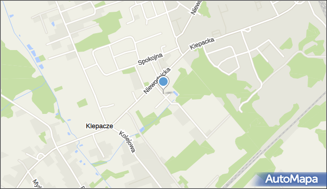 Klepacze gmina Choroszcz, Stawowa, mapa Klepacze gmina Choroszcz