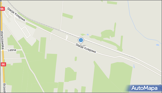 Kleszczele, Stacja Kolejowa, mapa Kleszczele