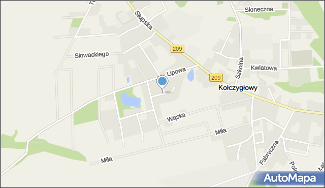 Kołczygłowy, Staszica Stanisława, mapa Kołczygłowy