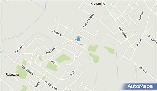 Koszalin, Stokrotek, mapa Koszalina