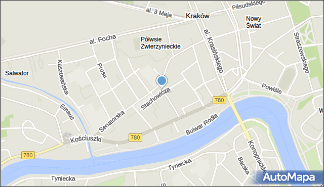 stachowicza kraków mapa Stachowicza Michala Krakow Krakow Krowodrza Ulica 30 103 stachowicza kraków mapa