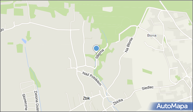 Krzeszowice, Stroma, mapa Krzeszowice