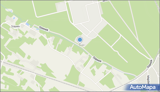 Majdan Królewski, Stawek, mapa Majdan Królewski