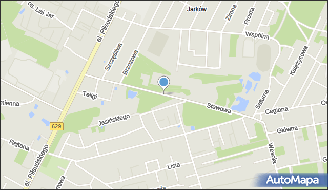 Marki powiat wołomiński, Stawowa, mapa Marki powiat wołomiński