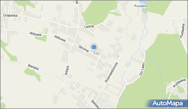 Międzyrzecze Górne, Stroma, mapa Międzyrzecze Górne