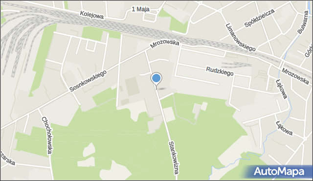 Mińsk Mazowiecki, Stankowizna, mapa Mińsk Mazowiecki