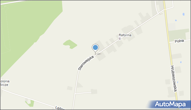 Mircze, Starowiejska, mapa Mircze