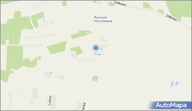 Mochowo powiat sierpecki, Strażacka, mapa Mochowo powiat sierpecki