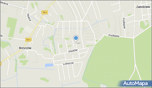 Niepołomice, Strzelecka, mapa Niepołomice