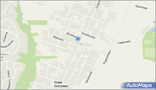 Nowe Gulczewo, Stepowa, mapa Nowe Gulczewo