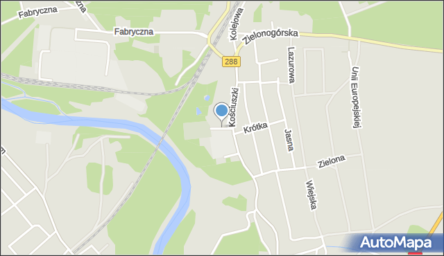 Nowogród Bobrzański, Storczykowa, mapa Nowogród Bobrzański