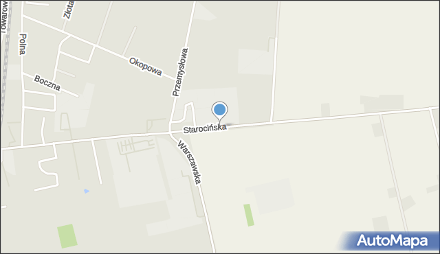 Nowy Dwór Gdański, Starocińska, mapa Nowy Dwór Gdański