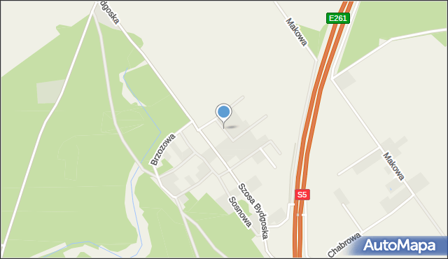 Osówiec gmina Sicienko, Storczykowa, mapa Osówiec gmina Sicienko