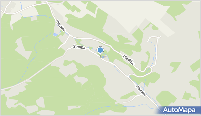 Piechowice powiat karkonoski, Stroma, mapa Piechowice powiat karkonoski