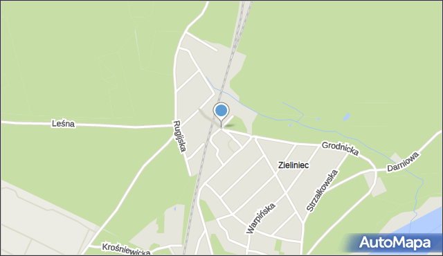 Poznań, Starachowicka, mapa Poznania