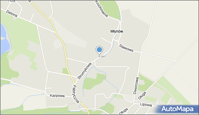 Przemków, Strumykowa, mapa Przemków