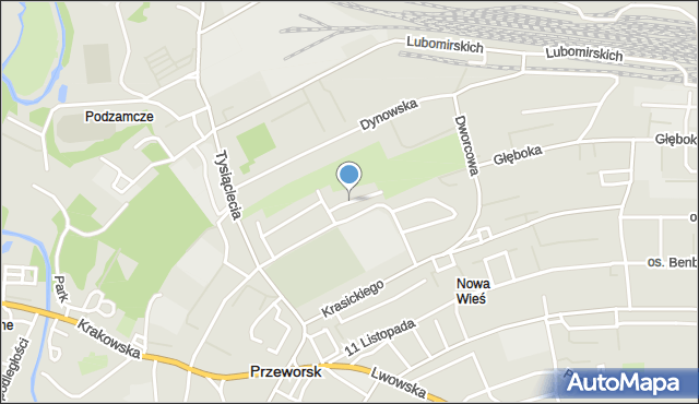 Przeworsk, Staszica Stanisława, mapa Przeworsk